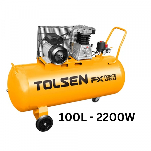 Máy nén khí 100L 2200W Tolsen 73130 ruột nhôm