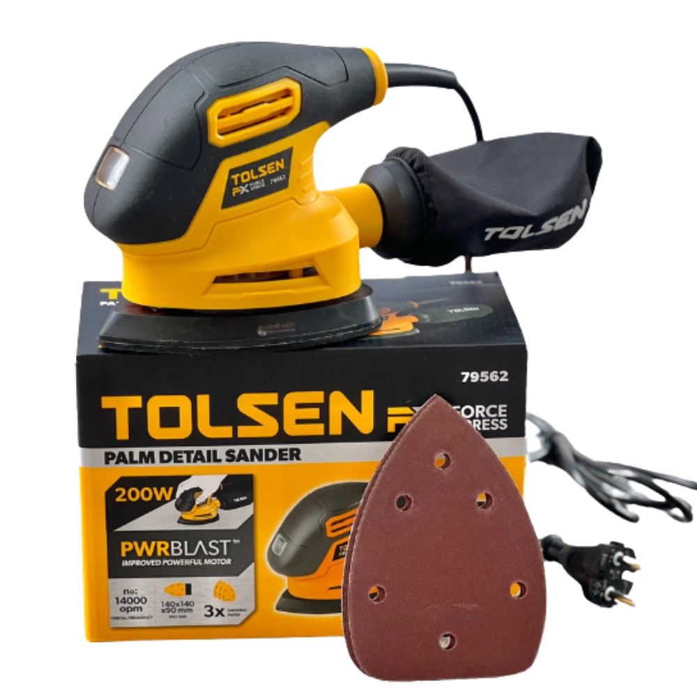 Bàn chà nhám tam giác 200W Tolsen 79562 2 79562-2