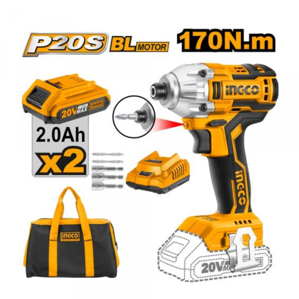 Máy bắn vít dùng pin 20V INGCO CIRLI2002