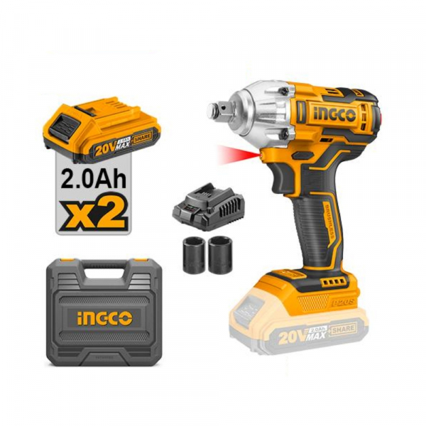 Máy siết bulong dùng pin 20V Ingco CIWLI2038