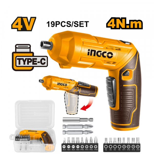 Máy siết vít dùng pin 4V Ingco CSDLI0442