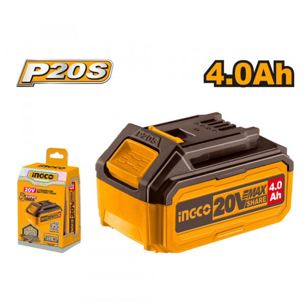 Pin Lithium-Ion 20V/4.0Ah Ingco FBLI20021