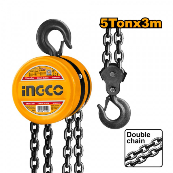 Pa lăng xích 5 tấn Ingco HCBK0105