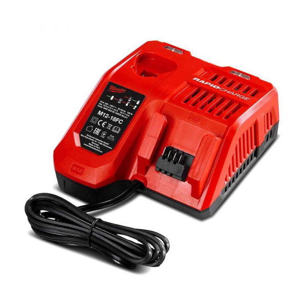Bộ Sạc Nhanh Pin 12V và 18V Milwaukee M12-18FC