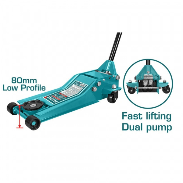 Kích đội cá sấu 3 tấn (nâng nhanh) Total THT10834