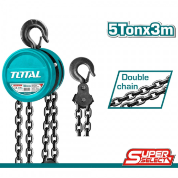 Pa lăng xích 5 tấn Total THT1651