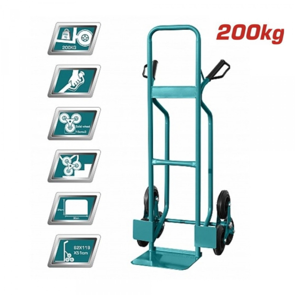 Xe đẩy hàng bằng tay 200kg Total THTHT20461