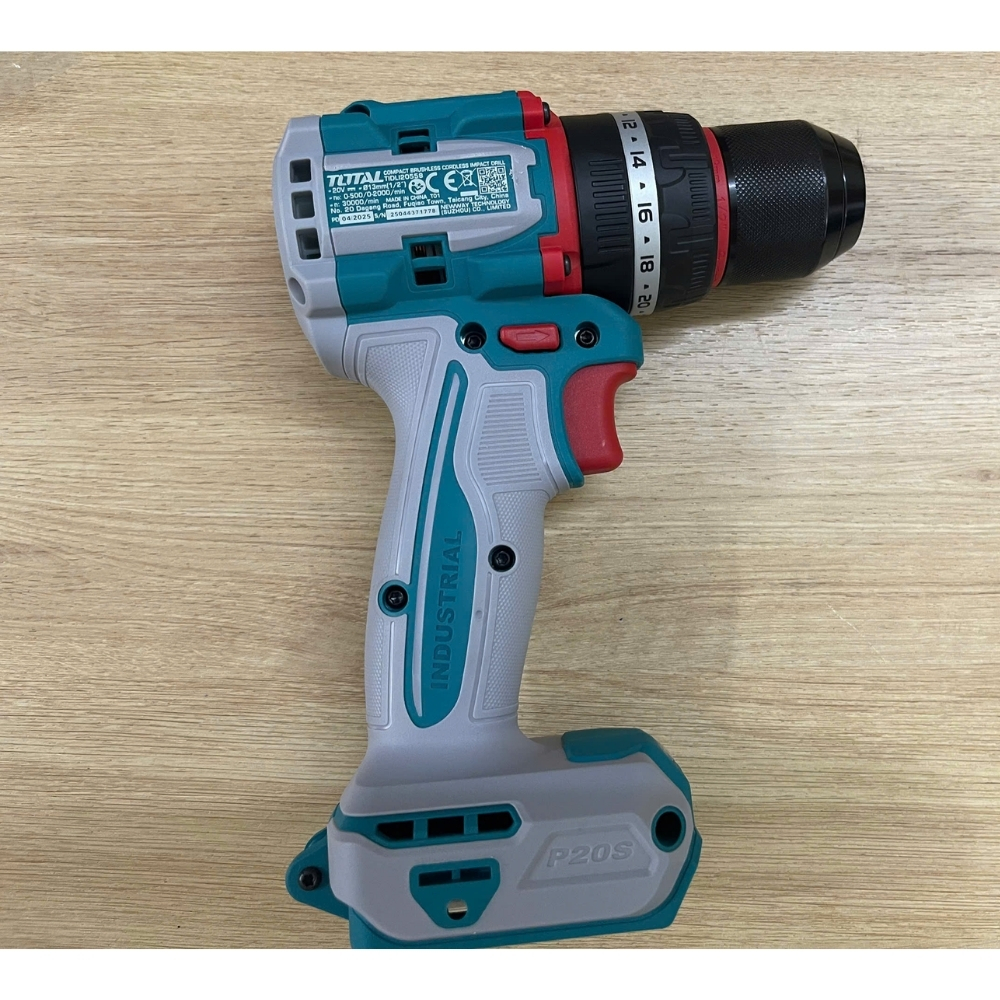 Máy khoan búa pin không chổi than 20V 55Nm Total TIDLI205581 4 TIDLI205581-3