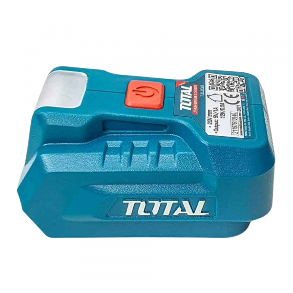 Đế sạc USB dùng pin 20V (không kèm pin & sạc) Total TUCLI2022