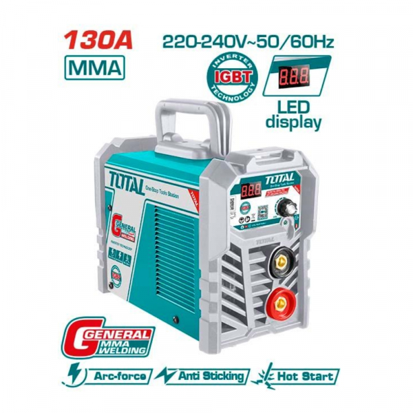 Máy hàn MMA Inverter 130A/75V Total TW213028