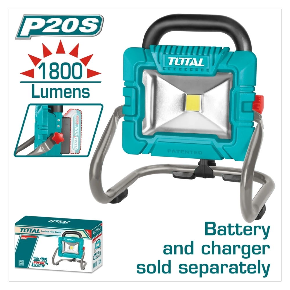 Đèn di động dùng pin 20V Total TWLI2025 (chưa pin & sạc) 1 Đèn di động dùng pin 20V Total TWLI2025 (chưa pin & sạc)
