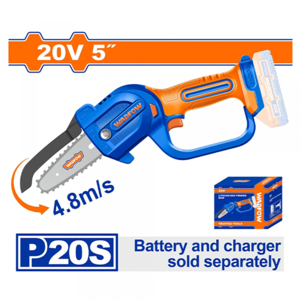 Máy cưa cắt cành dùng pin 20V Wadfow WCLP550 (không kèm pin sạc)