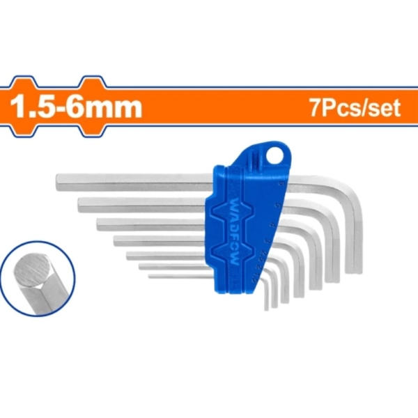 Bộ 7 chìa lục giác 1.5-6mm Wadfow WHK1671