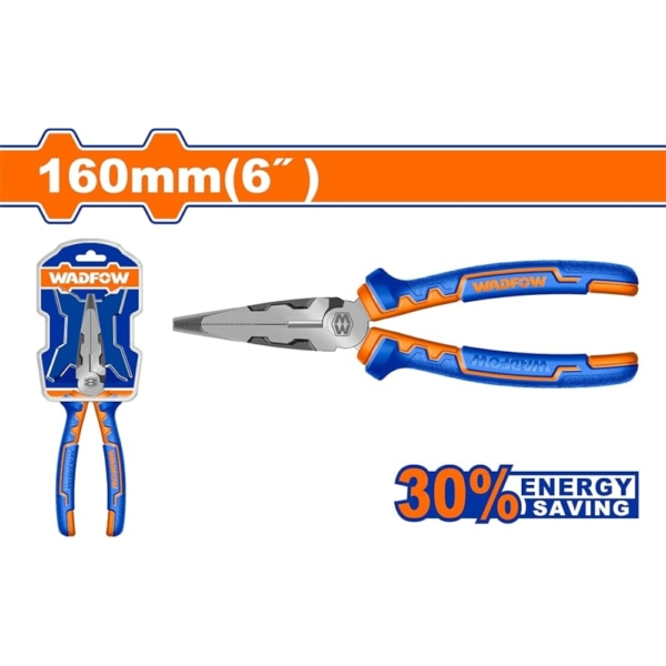 Kìm mũi dài cao cấp 160mm 6" Wadfow WPL2716