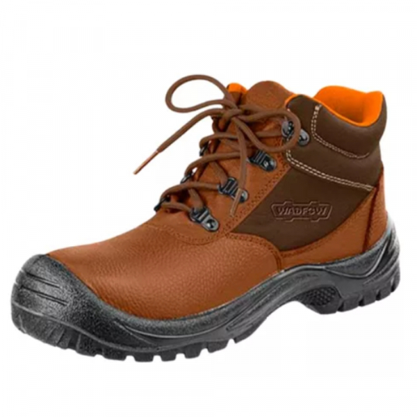 Giày bảo hộ da mũi thép size 39-43 Wadfow WSB3539