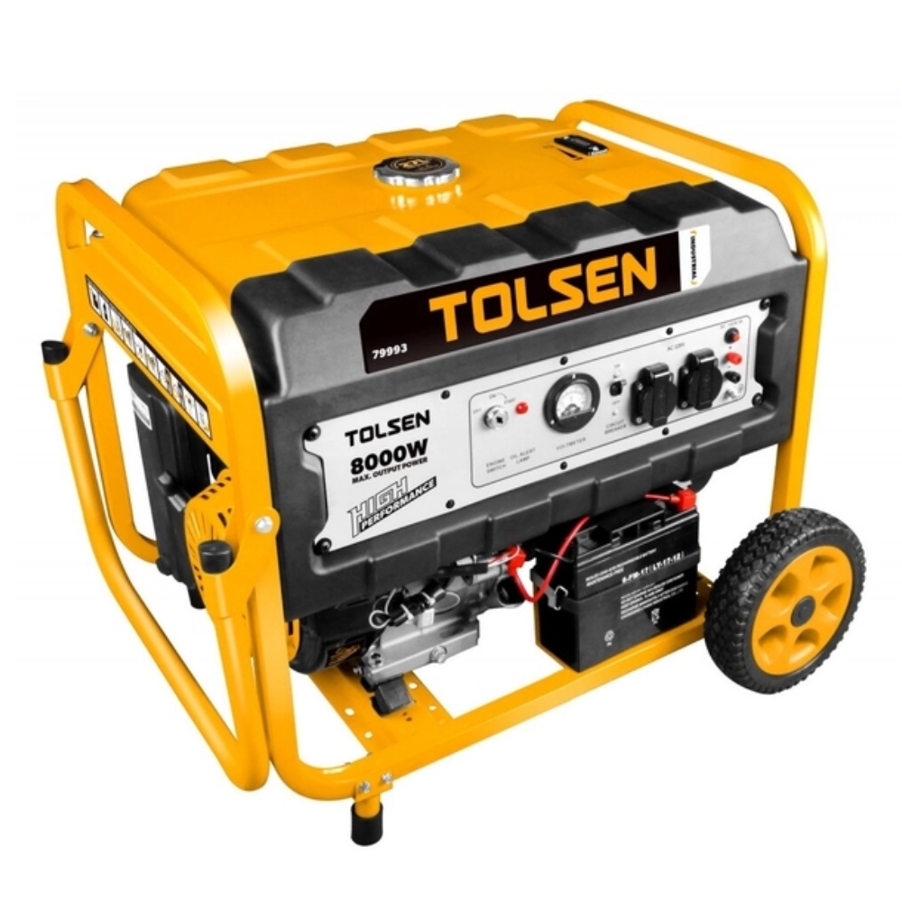 Máy phát điện chạy xăng 7.5KW Tolsen 79993 1 Máy phát điện dùng xăng 7.5KW Tolsen 79993