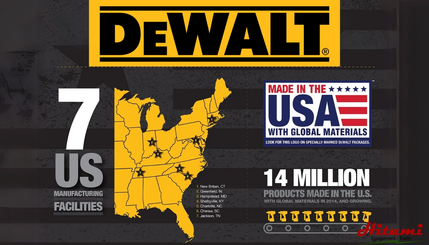 Máy khoan Dewalt của nước nào