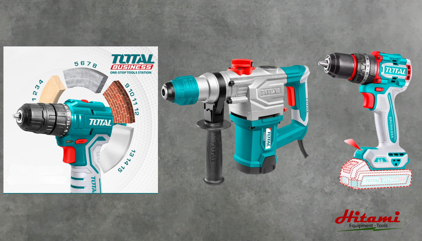Top 3 máy khoan Total bán chạy nhất tại Hitami