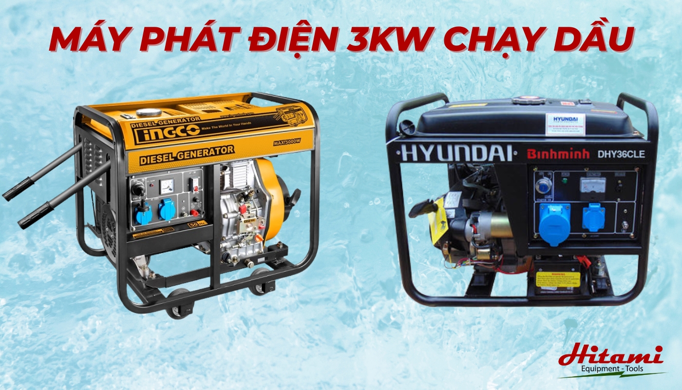 Máy phát điện 3kW chạy dầu