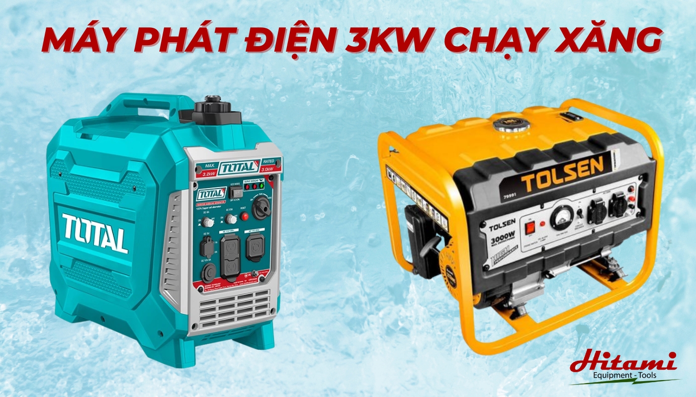 Máy phát điện 3kW chạy xăng