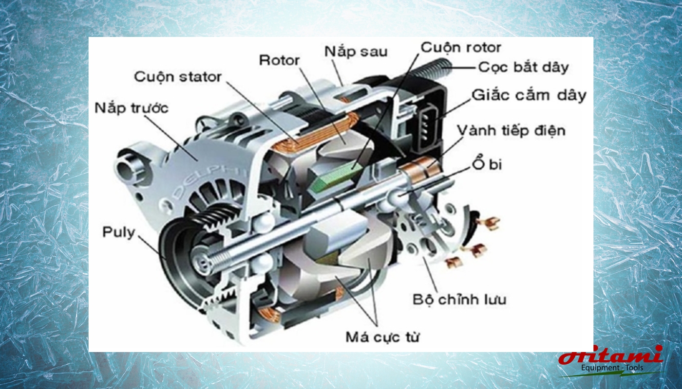 Cấu tạo máy phát điện trên xe ô tô