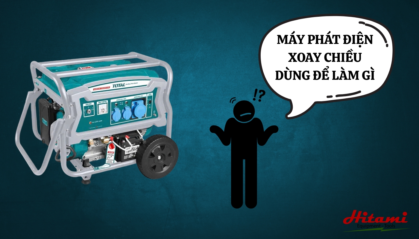 Máy phát điện xoay chiều dùng để