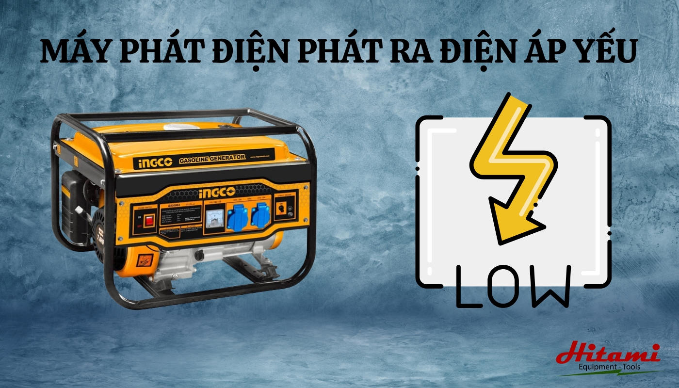 Sửa chữa máy phát điện ra điện áp yếu