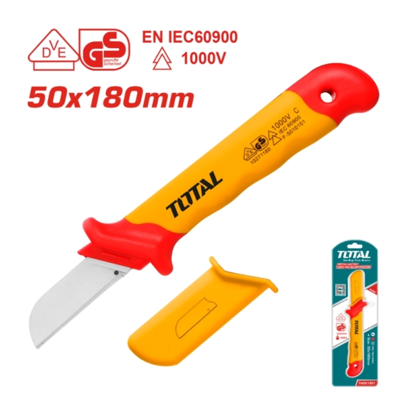 Dao tước dây lưỡi thẳng cách điện 180mm Total THICK1801
