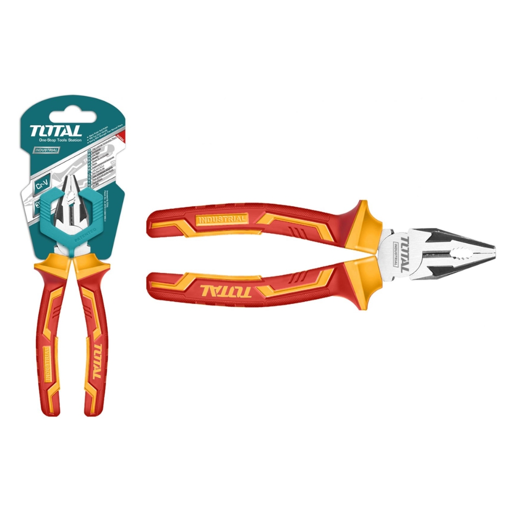 Kềm răng cách điện 8"/200mm Total THTIP2181 1 Kềm răng cách điện 8"/200mm Total THTIP2181