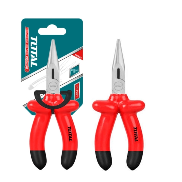 Kềm mỏ dài cách điện 8"/200mm Total THTIP381