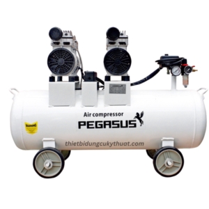 Máy nén khí không dầu giảm âm Pegasus TM-OF750x2-70L 2HP
