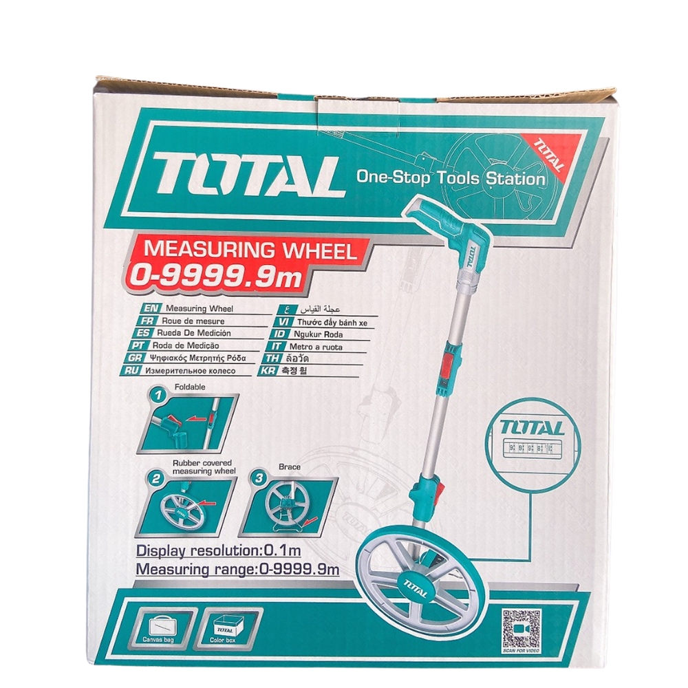Thước lăn đo chiều dài bằng dạng bánh xe 9999m Total TMT19945 3 TMT19945-3
