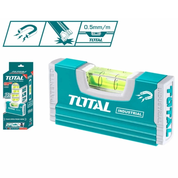 Thước thủy mini từ tính 10cm Total TMT20105M