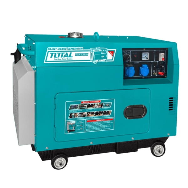Máy phát điện dùng dầu diesel 5KW Total TP250001-1