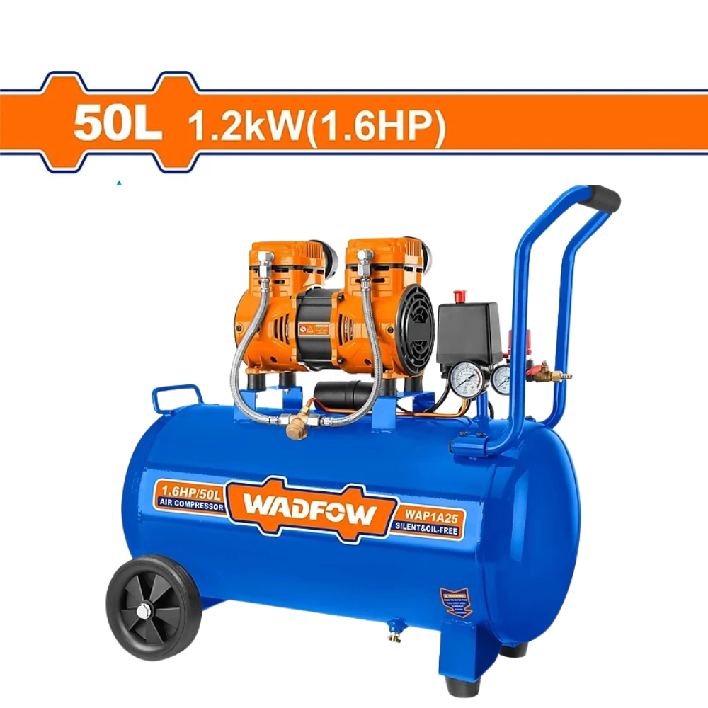 Máy nén khí không dầu 50L 1.5HP Wadfow WAP1A25 1 WAP1A25-1