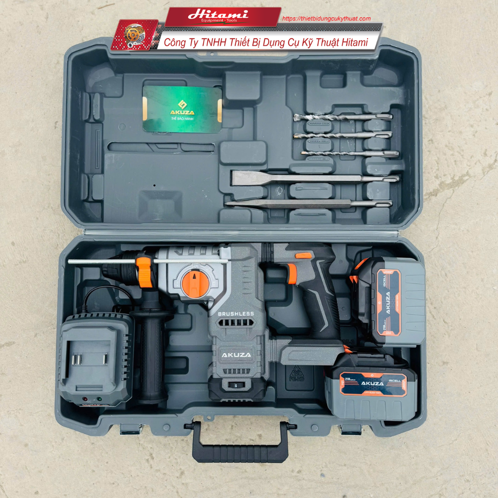 Máy khoan bê tông Pin Akuza 2601 Anti kickback 5 Akuza-2601-Anti-kickback-5