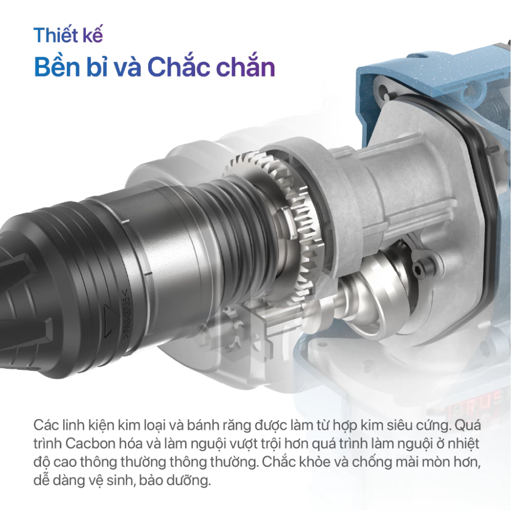 Máy khoan bê tông Pin Akuza 2601 Anti kickback 8 Akuza-2601-Anti-kickback-9