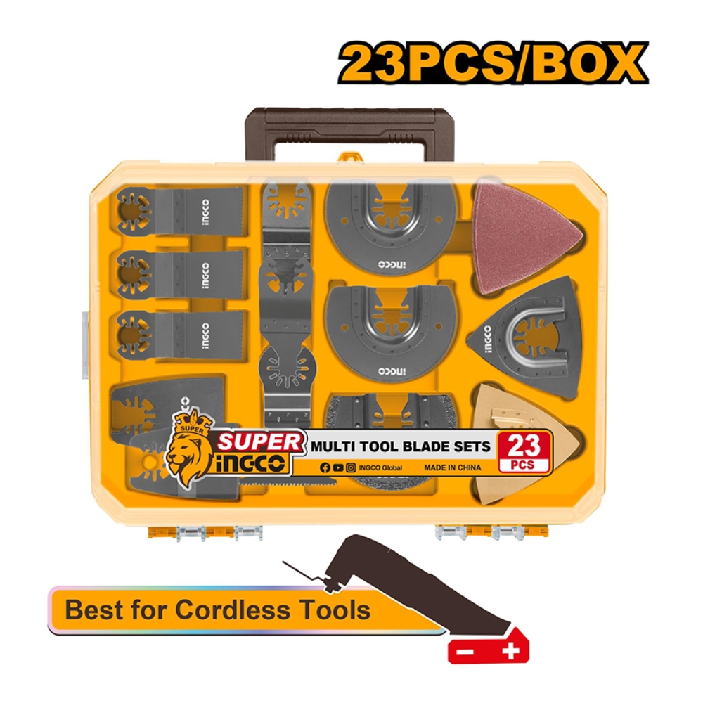 Bộ 23 lưỡi cắt gọc đa năng Ingco AKTMT2301 1 Bộ 23 lưỡi cắt gọc đa năng Ingco AKTMT2301
