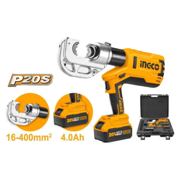 Máy ép COS thủy lực dùng pin 20V Ingco CTLI2002