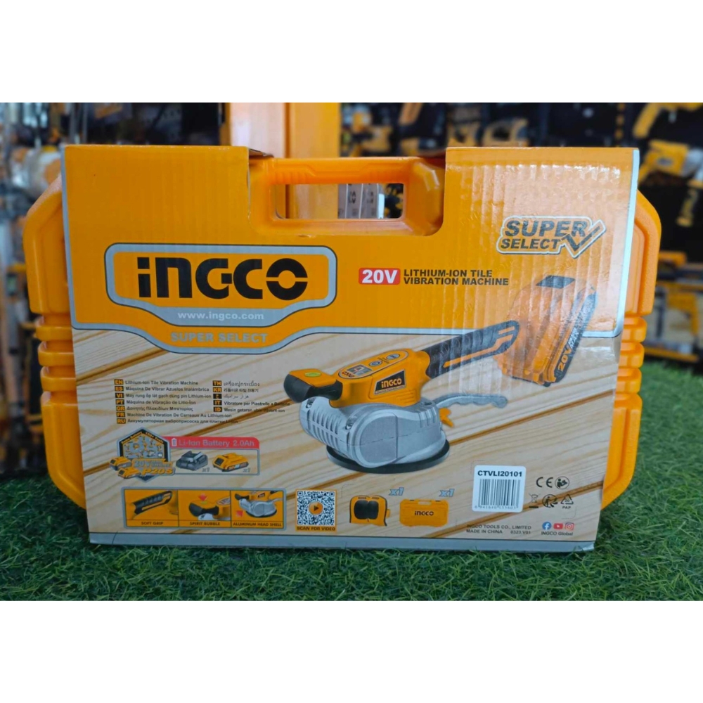 Máy ốp lát gạch dùng pin 20V Ingco CTVLI20101 (1 pin 2Ah & sạc) 3 CTVLI20101-2