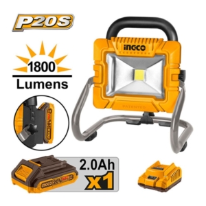 Đèn làm việc dùng pin 20V-20W Ingco CWLI20258 (kèm pin & sạc)