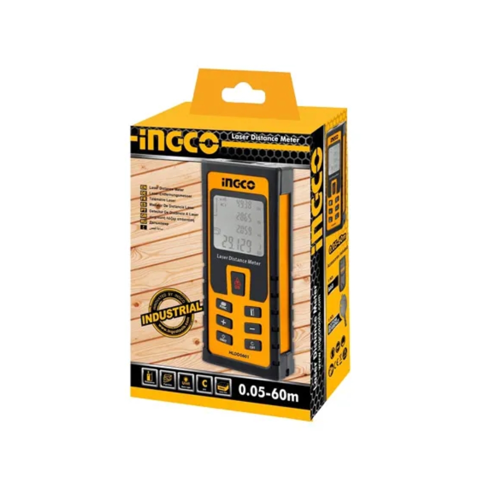 Máy đo khoảng cách bằng tia laser 60m Ingco HLDD0601 2 HLDD0601-2