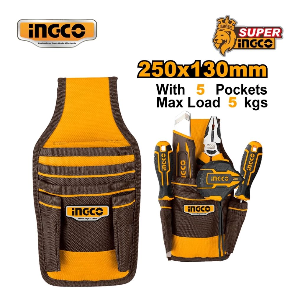 Túi đựng công cụ 250x130mm Ingco HTBP040128 1 Túi đựng công cụ 250x130mm Ingco HTBP040128