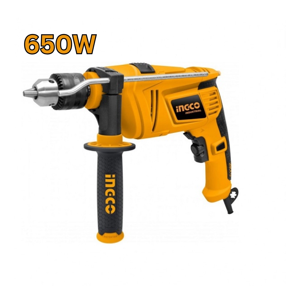 Máy khoan búa 650W Ingco ID6538E 1 Máy khoan búa 650W Ingco ID6538E