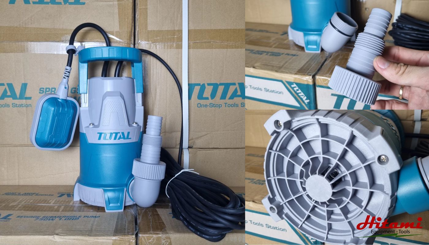 Giới thiệu sản phẩm máy bơm chìm nước sạch 400W Total TWP64006