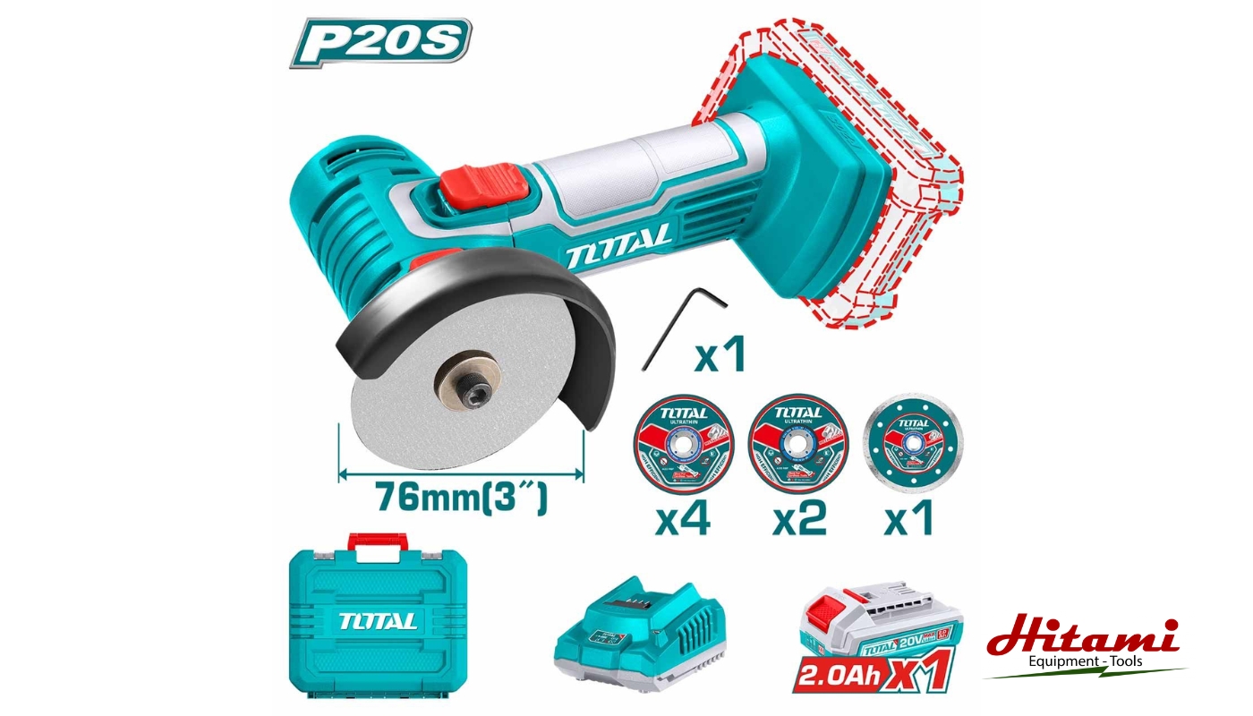 Giới thiệu máy cắt mài mini pin Total TAGLI76012