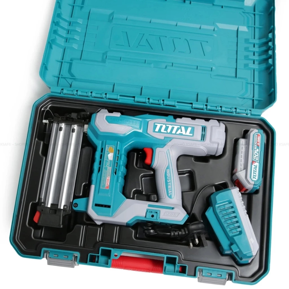 Súng bắn đinh thẳng dùng pin 20V Total TCBNLI5008 (kèm 1 pin 2Ah & sạc) 5 TCBNLI5008-5