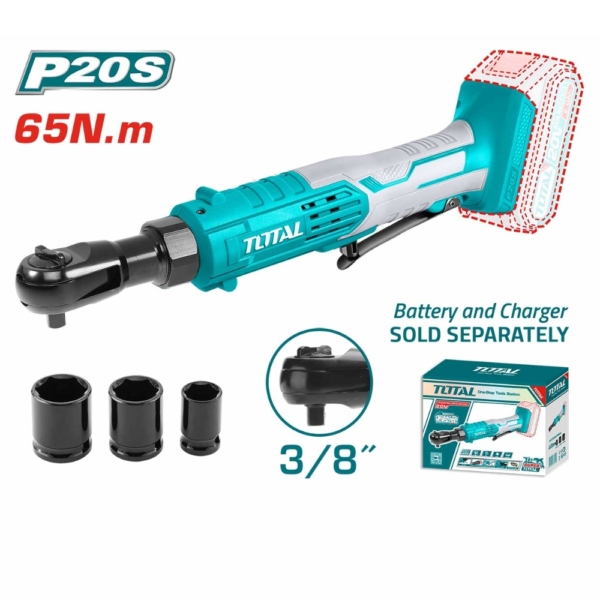 Máy siết bu lông góc dùng pin Lithium 20V Total TDRLI2060151
