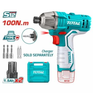 Máy siết vít dùng pin 12V Total TIRLI12015
