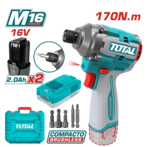 Máy bắn vít pin 16V không chổi than Total TIRLI16178